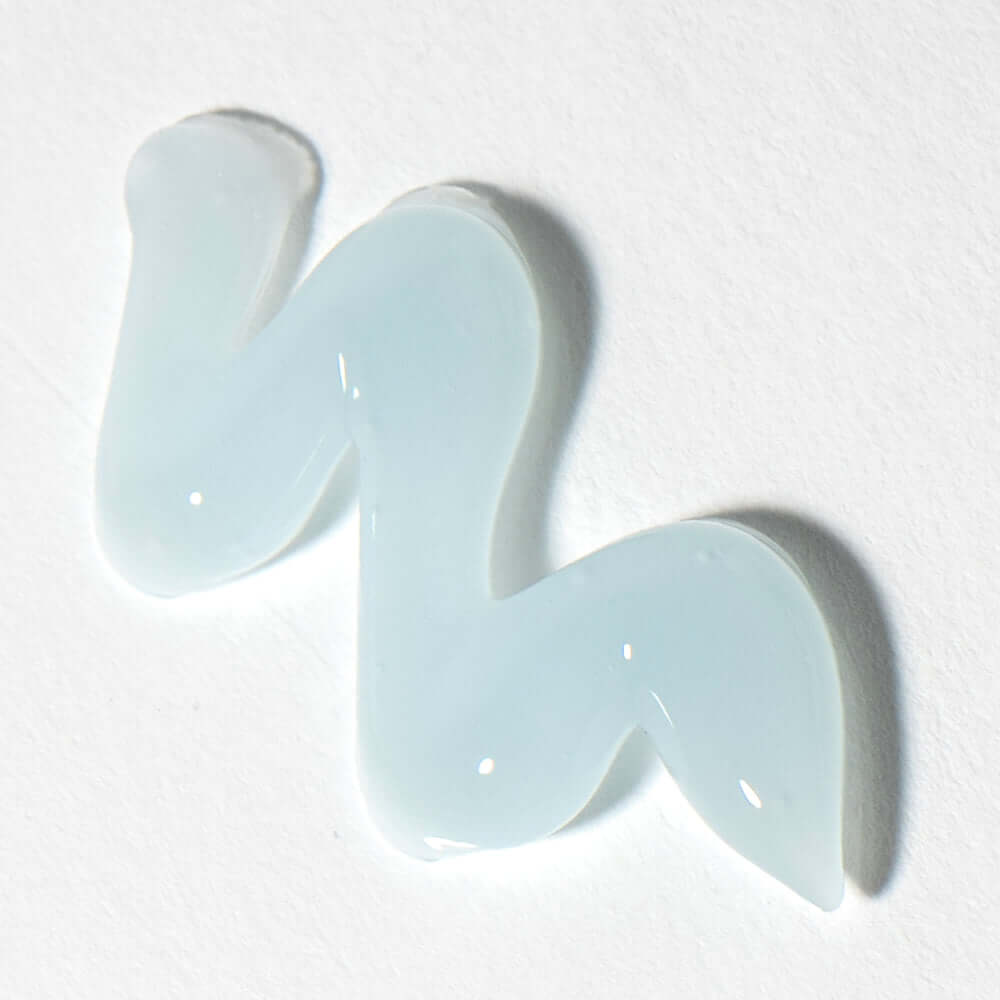 Texture of BARULAB 10-Hyaluronic Acid Blue Aqua Gel Cream on white background