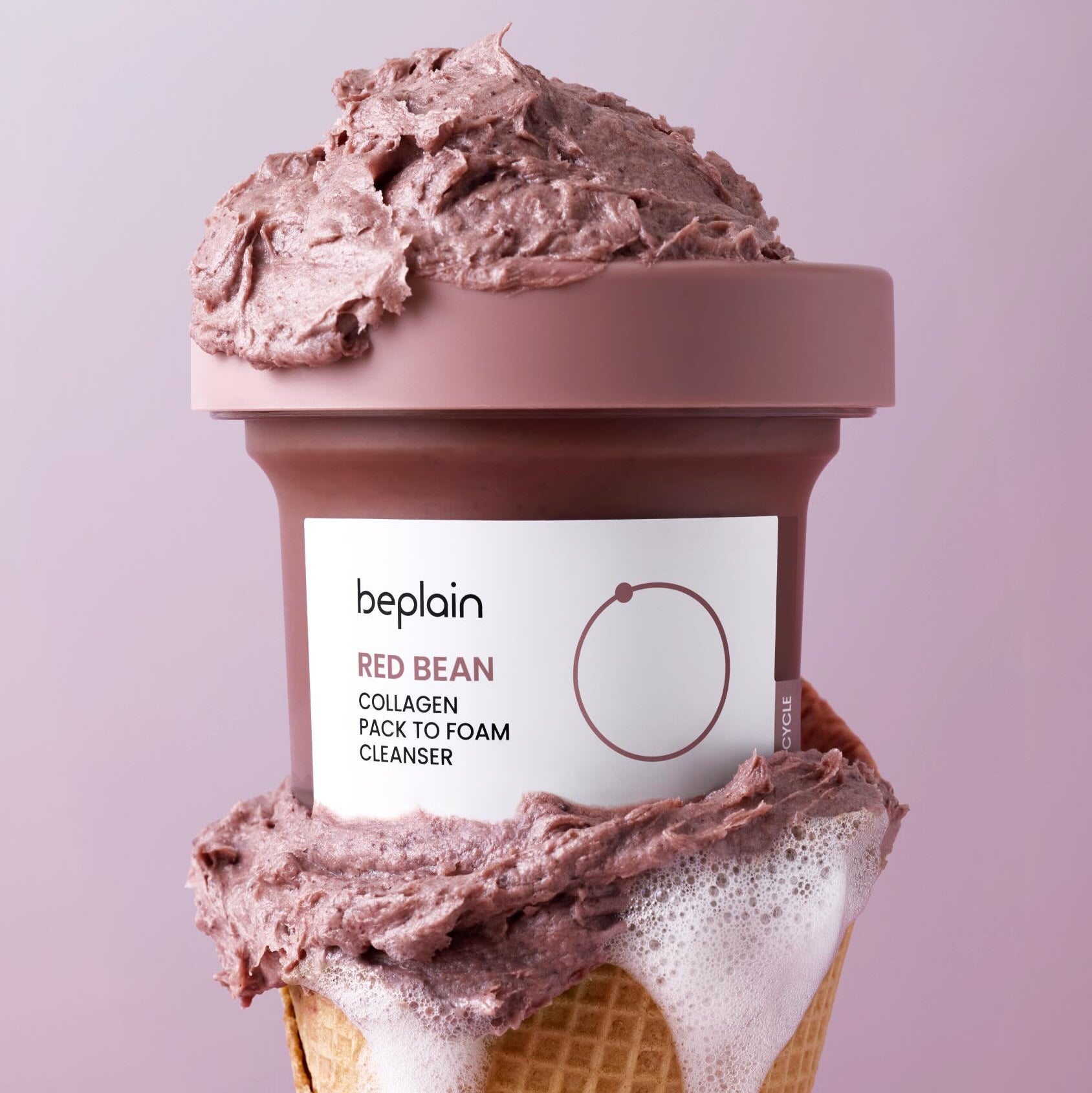 BEPLAIN Red Bean Collagen Pack-to-Foam Cleanser 100ml