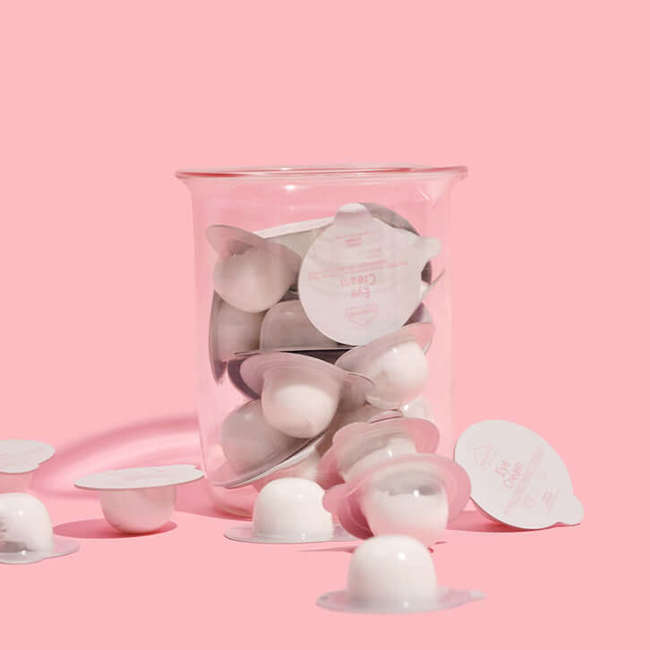 BLESSED MOON Eye Kit product packaging against pink background