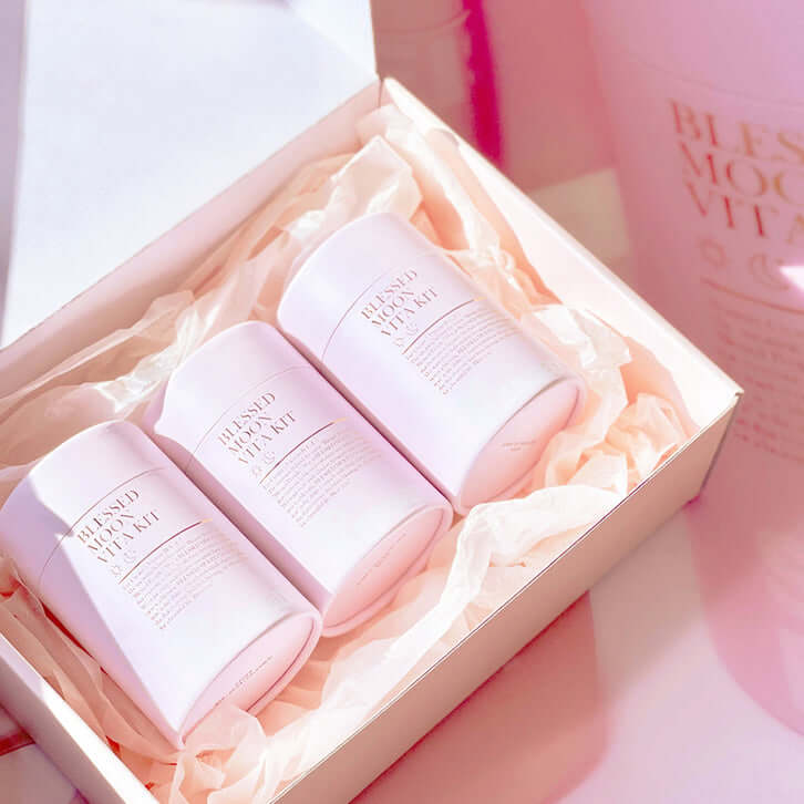 BLESSED MOON Eye Kit in pink packaging box