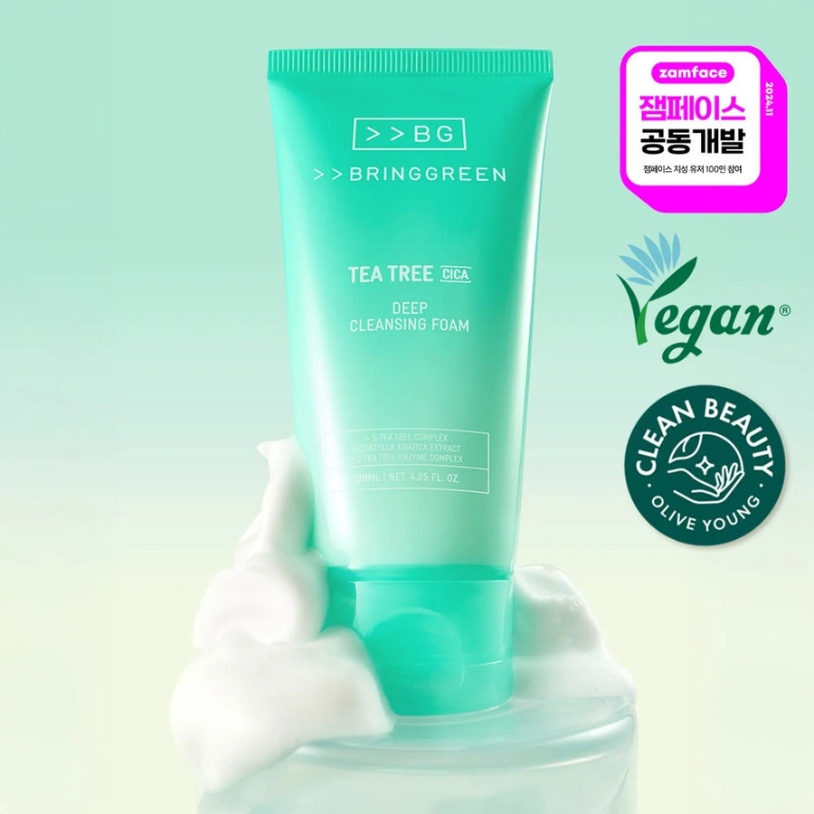 Bringgreen ティーツリーシカ ディープクレンジングフォーム 120ml