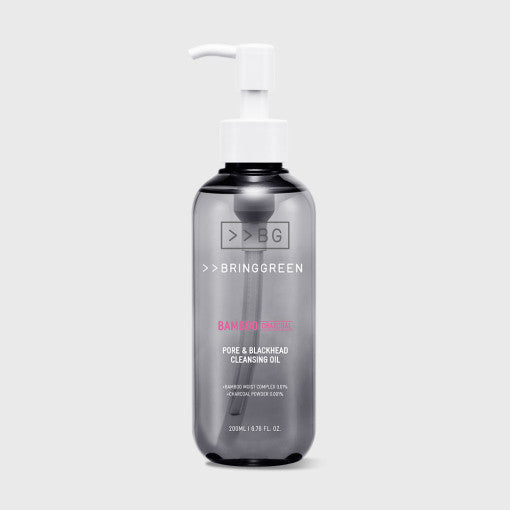 BRINGGREEN Bamboo Charcoal Pore & Blackhead Cleansing Oil 200ml | Kool Seoul