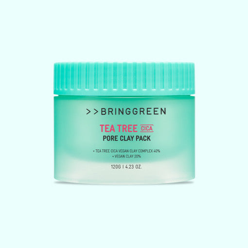 BRINGGREEN Teatree Cica Pore Clay Mask 120g | Kool Seoul