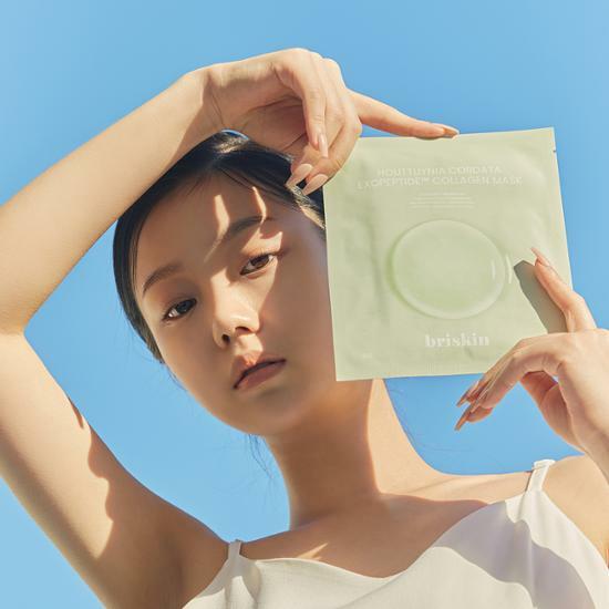 BRISKIN Houttuynia Cordata Exopeptide Collagen Mask | Kool Seoul