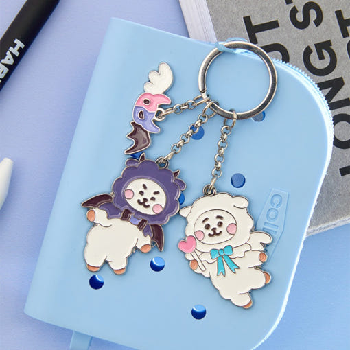 BT21 Angel & Villain Metal Key Ring disponible sur Ma petite Coree, ton Eshop 100% K-beauty en direct de Seoul