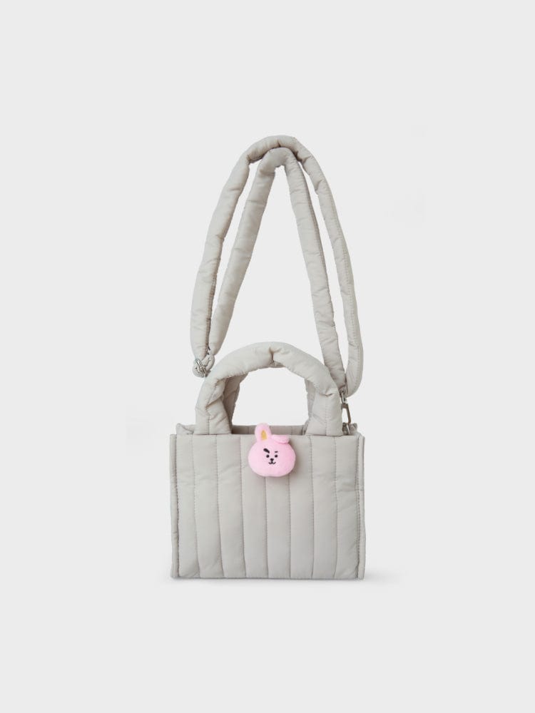 BT21 クッキー キルティングバッグ フェイスプラッシュバッジ付き ウィンターエディション