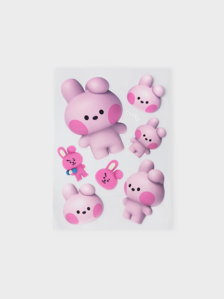 BT21 クッキー リムーバブルステッカー ビッグ&タイニーエディション