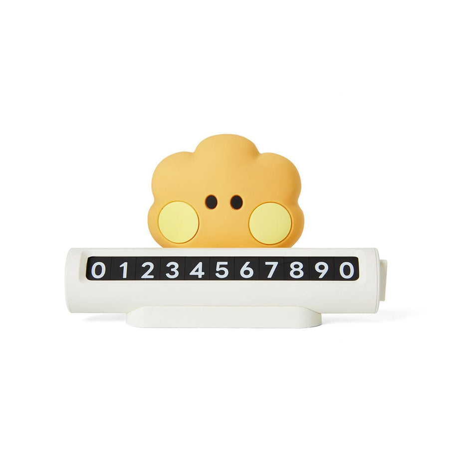BT21 Shooky Minini Parking Phone Number Plate