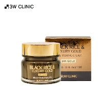 3W CLINIC Black Rice & Luxury Gold Brightening Cream 100g | Kool Seoul