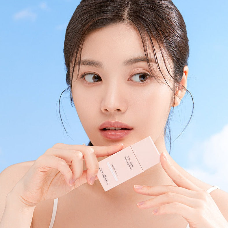 CORALHAZE Silky Glow Tone Up Base 30ml | Kool Seoul