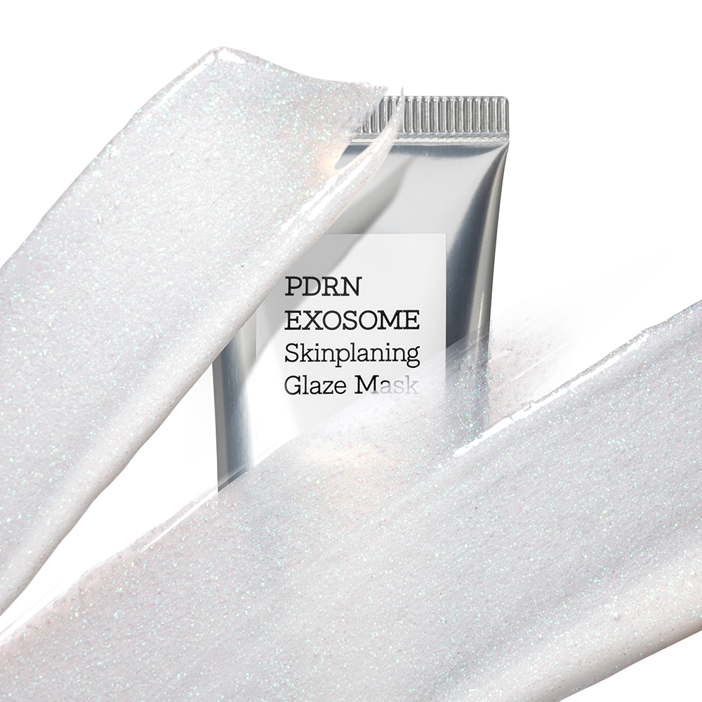 COSRX PDRN Exosome Skin Planning Glaze Mask product image with packaging and texture details.