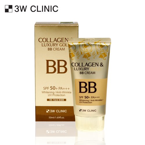 3W CLINIC Collagen And Luxury Gold BB Cream 50ml | Kool Seoul