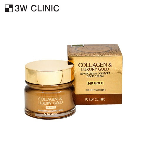 3W CLINIC Collagen Luxury Gold Cream 100ml | Kool Seoul