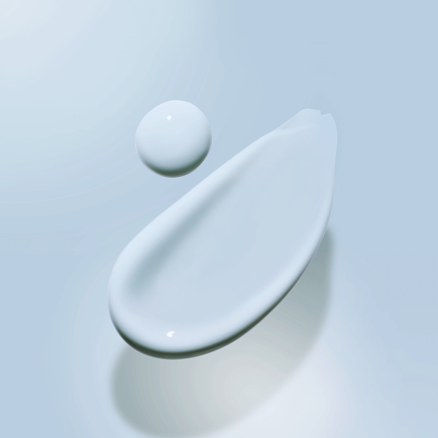 Texture of DEAR DAHLIA Sun Breeze Hydro Sun Lotion on a smooth surface