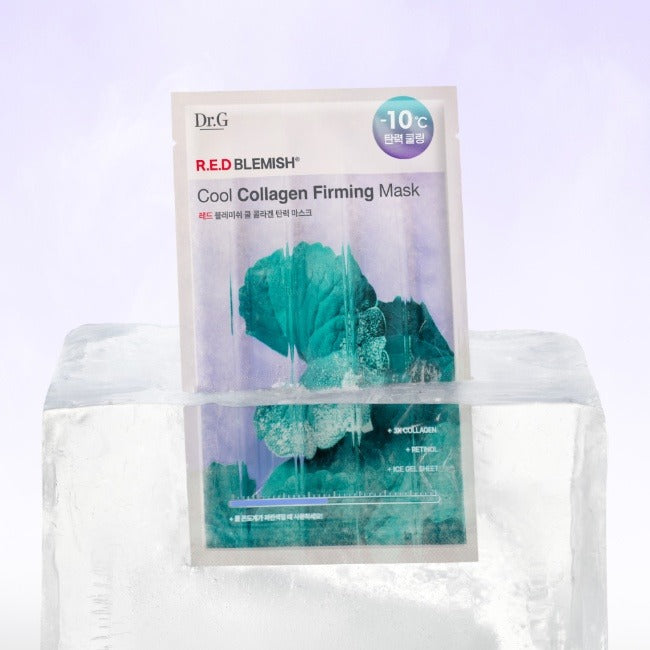 DR.G Red Blemish Cool Collagen Elasticity Mask 10 Sheets