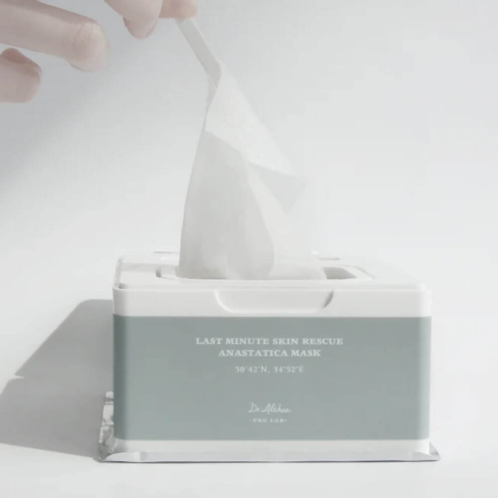 DR.ALTHEA Last Minute Skin Rescue Resurrection Mask (30ea) 310g in elegant packaging with hand removing sheet mask