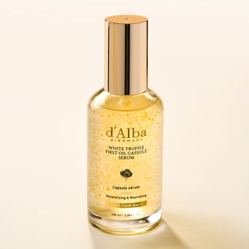 D'ALBA Vegan First Oil Capsule Serum 100ml | Kool Seoul