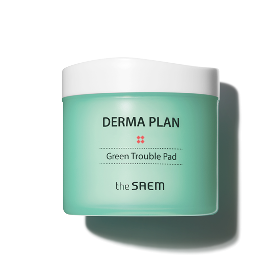 THE SAEM Derma Plan Green Trouble Pad 145ml (x70 Pads) | Kool Seoul