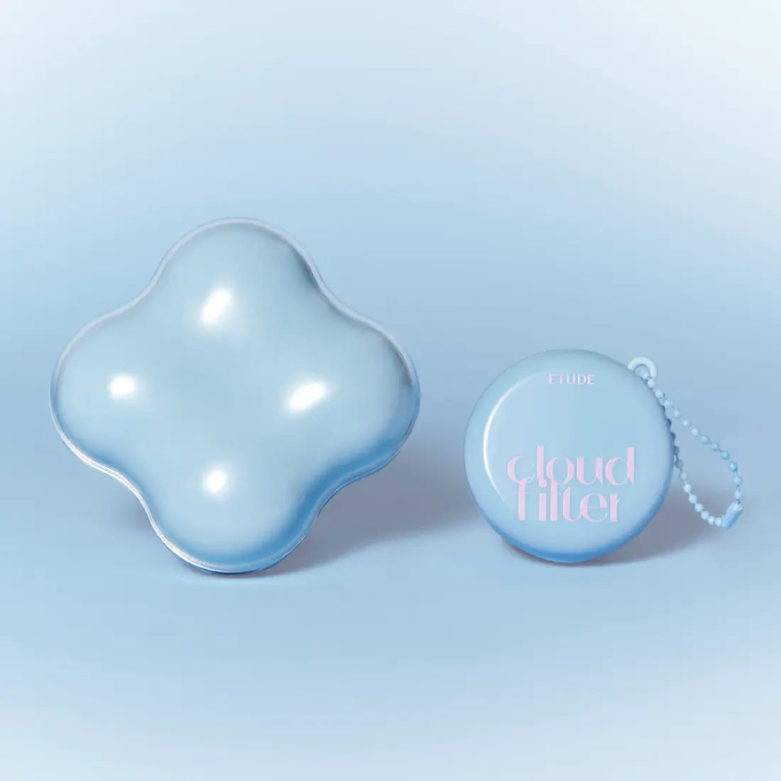 ETUDE Cloud Filter Cushion Planning Set SPF42/PA+++ (Main product 15g + Mini Cushion 5g) with unique packaging design.