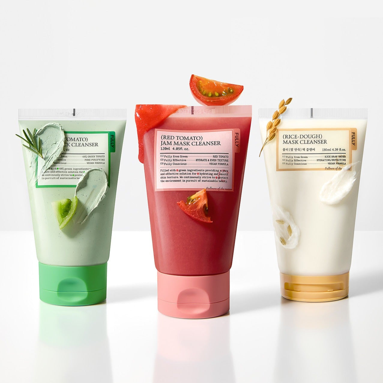 FULLY  Fully Pack Cleanser 3-piece set
