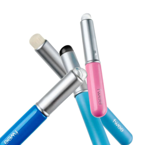 FWEE Fingerlike Lip Brush set in multiple colors, showcasing professional makeup tools with sleek design.