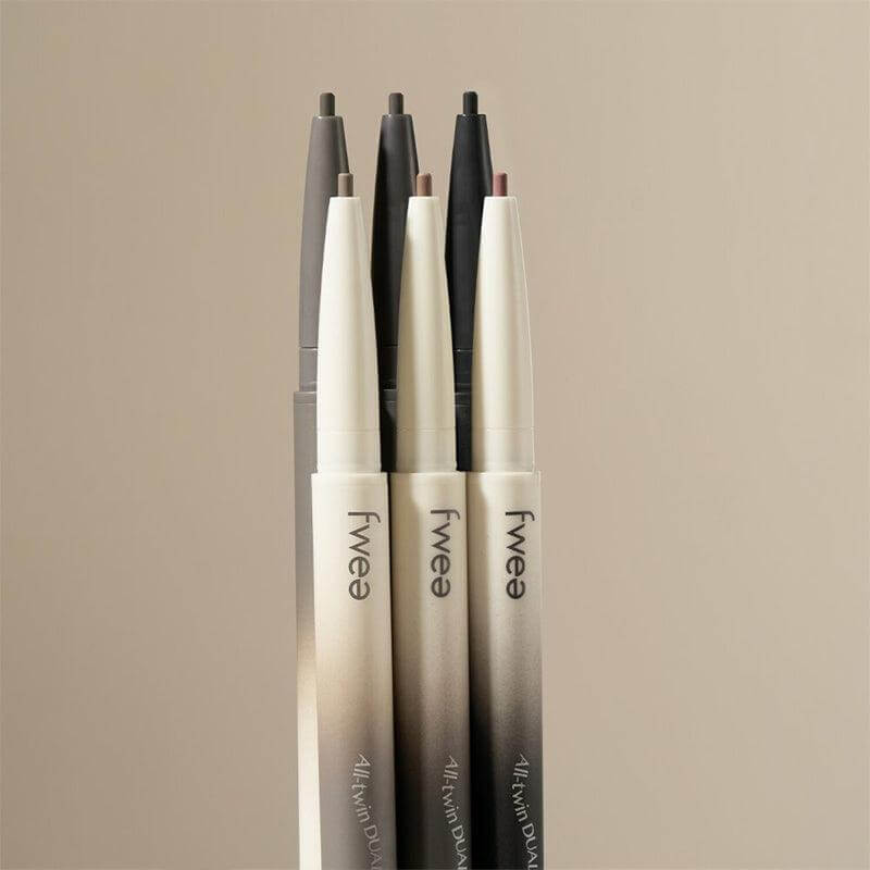 FWEE Oltime Dual Liner in assorted shades, showcasing sleek eyeliner design for precise application.
