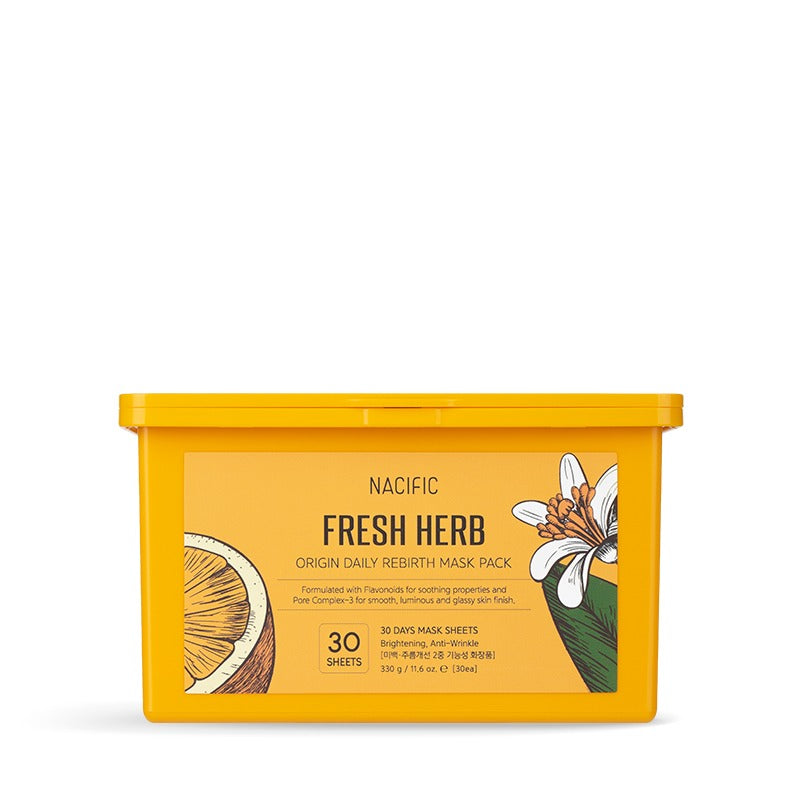 NACIFIC Fresh Herb Origin Daily Mask Pack (x30 Sheets) | Kool Seoul
