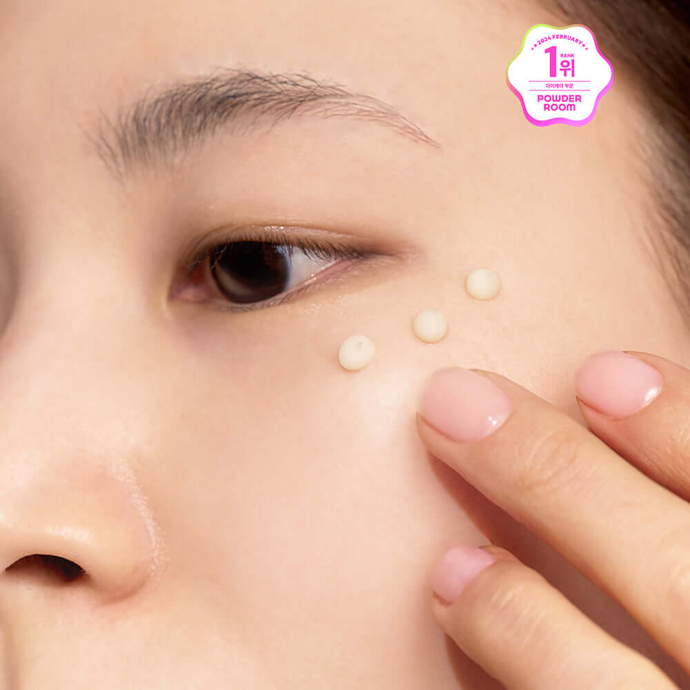 Applying GOODAL Black Carrot Vita A Retinol Eye Cream 30ml for youthful skin.