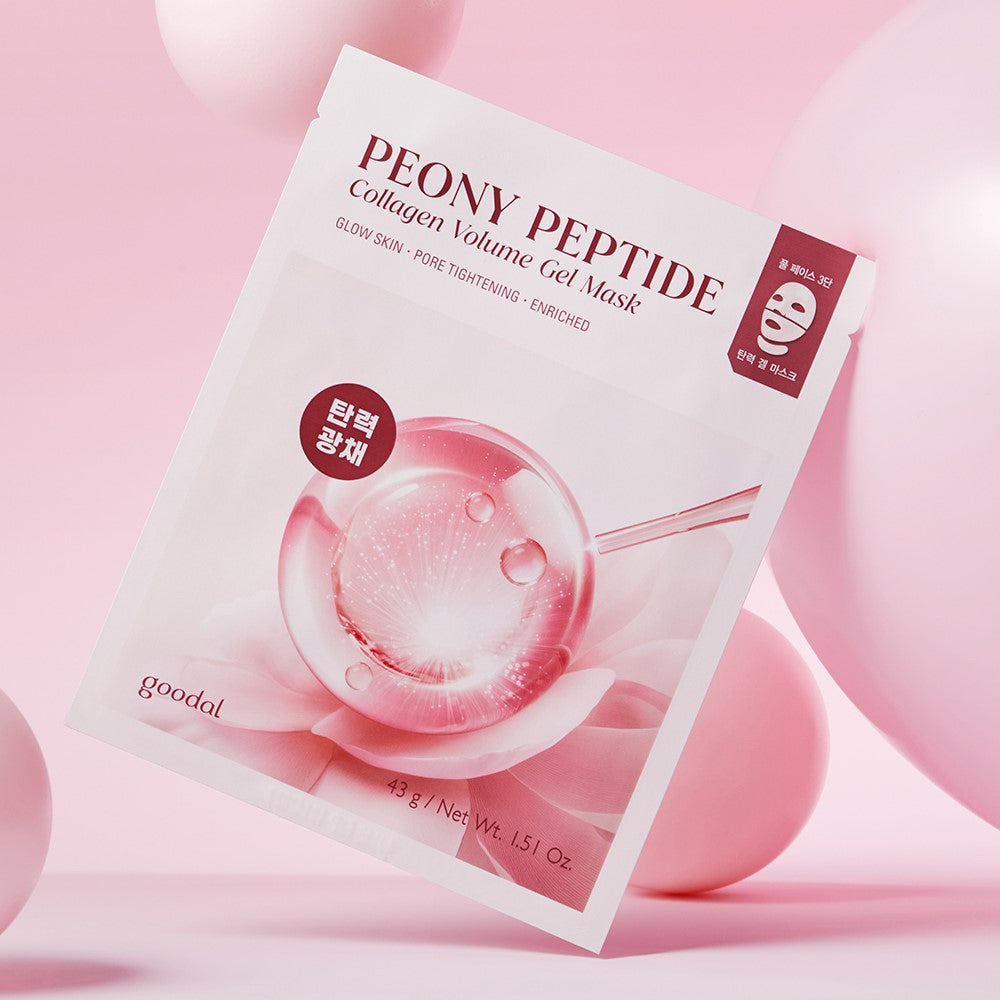 GOODAL Peony Peptide Collagen Volume Gel Mask | Kool Seoul