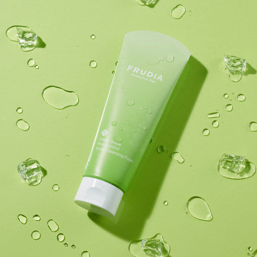 FRUDIA Green Grape Pore Control Scrub Cleansing Foam 145g | Kool Seoul
