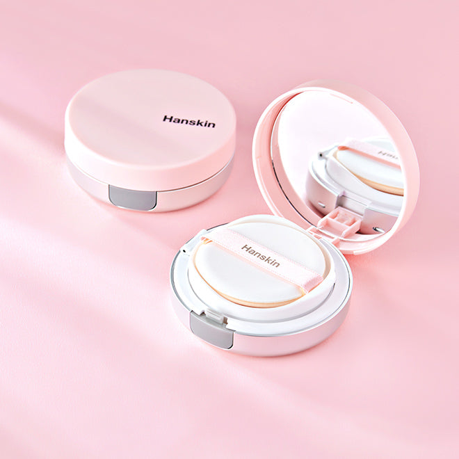 HANSKIN Pink Moolbam Sun Cushion SPF30 PA+++ | Kool Seoul