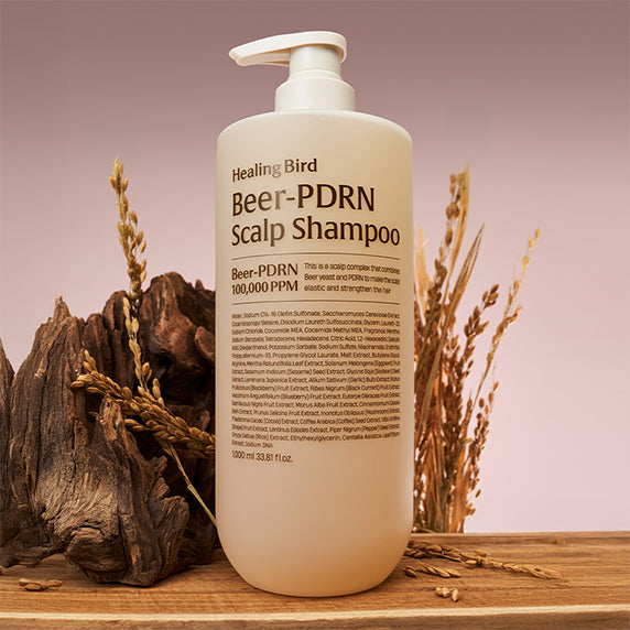ヒーリングバード ビールPDRNアンチヘアロスシャンプー 1000ml