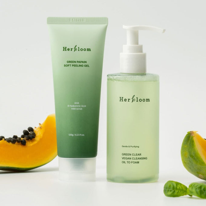 HERBLOOM  Green Papain Soft Peeling Gel 120g