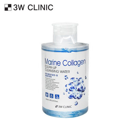 3W CLINIC Clean-Up Cleansing Water 500ml | Kool Seoul