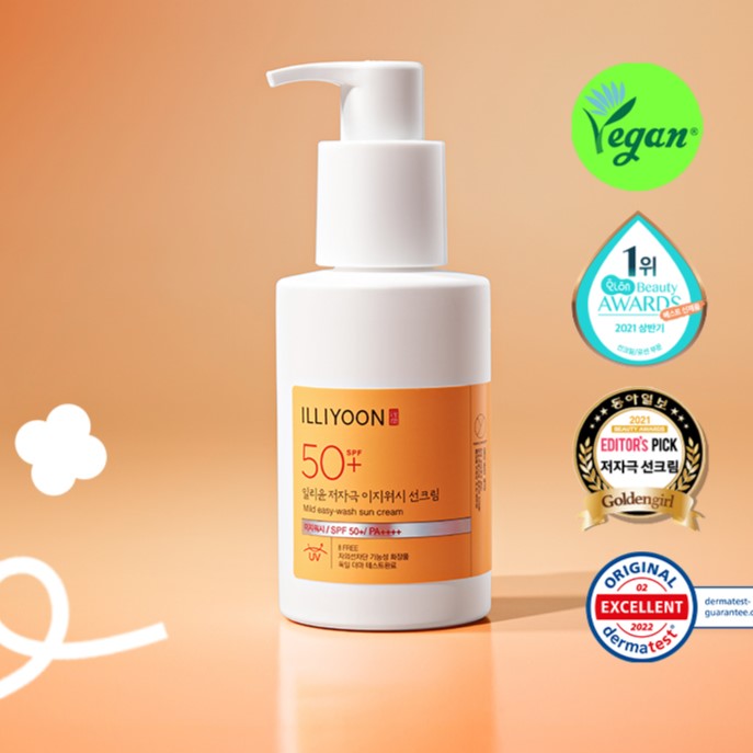ILLIYOON Mild Easy-Wash Sun Cream 150ml | Kool Seoul