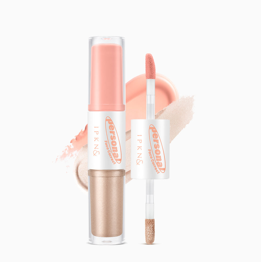 IPNK Personal Tone Cheek Lighter Duo (Warm Lighter) disponible sur Ma petite Coree, ton Eshop 100% K-beauty en direct de Seoul