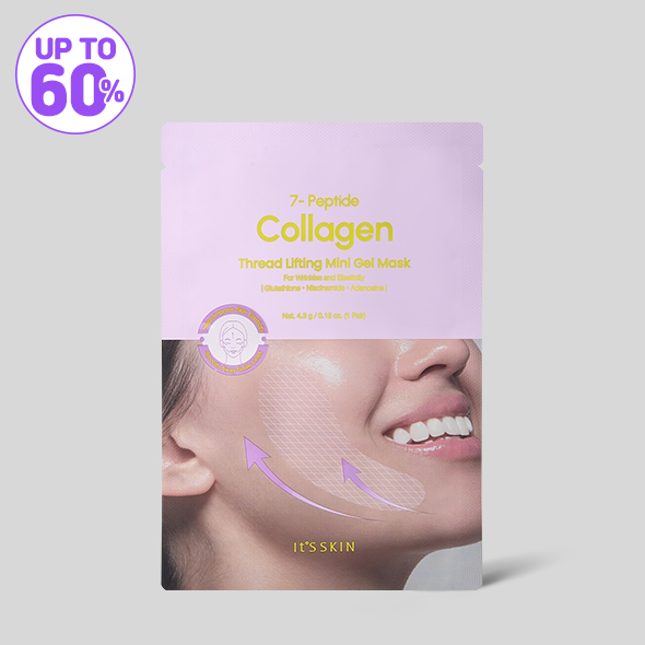 IT'S SKIN 7-Peptide Collagen Thread Lifting Mini Gel Mask disponible sur Ma petite Coree, ton Eshop 100% K-beauty en direct de Seoul