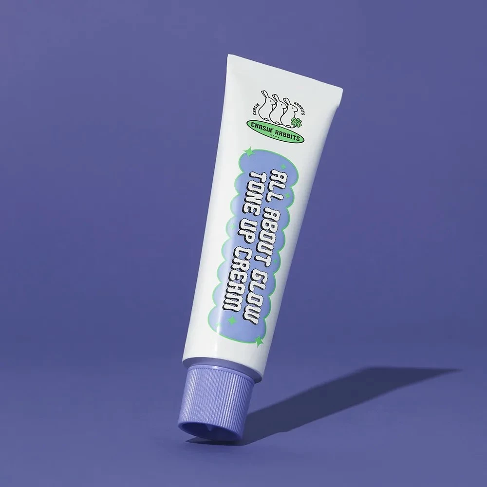 IT'S SKIN All About Glow Tone Up Cream on purple background