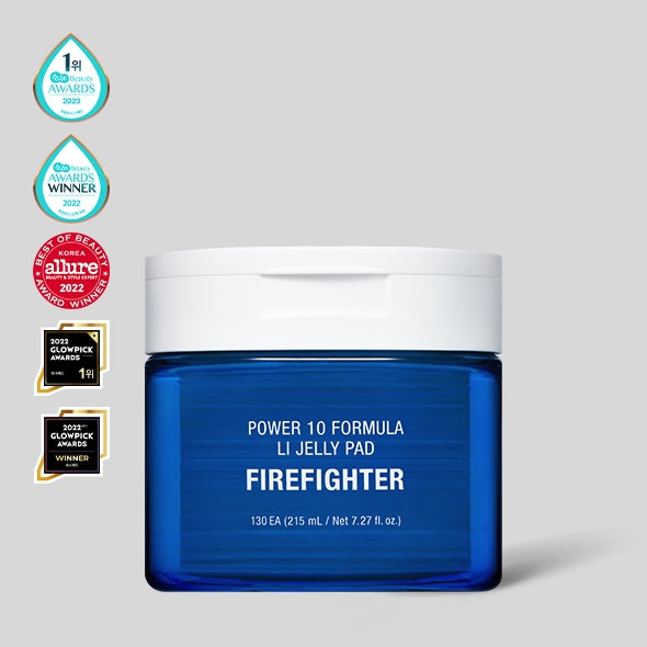 IT'S SKIN Power 10 Licorice Julen Jelly Pad 130 Sheets product image with award badges for beauty and skincare accolades.