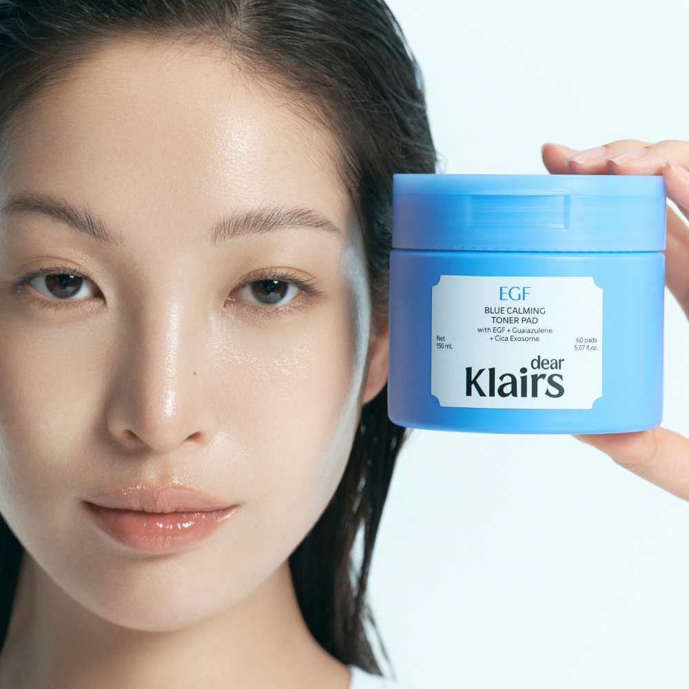 KLAIRS EGF Blue Calming Toner Pads 60 Pads