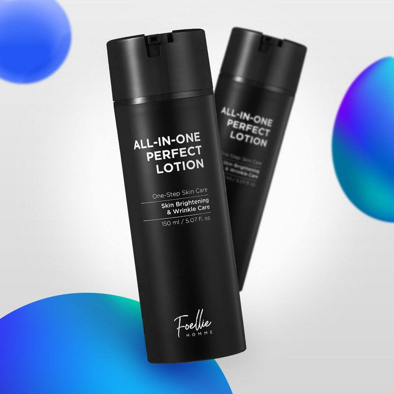 Alt Tag: LACVERT Homme All-in-One Perfect Lotion 150ml black bottle product image for Gentleman Korea, Korean men's skincare