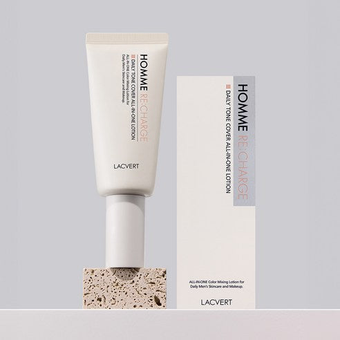 LACVERT Homme Rechaarge Daily Tone Cover All-in-One Lotion 50ml - Gentleman Korea skincare for men, product image