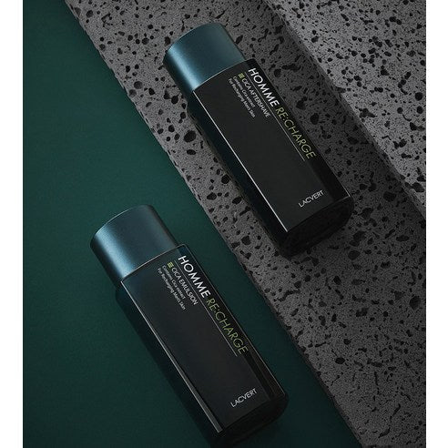 LACVERT Homme Recharge Cica Afer Shave 185ml by Gentleman Korea - Korean men’s soothing post-shave lotion, sleek dark green bottle