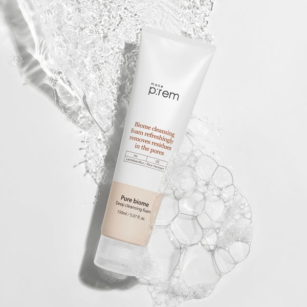 MAKE P:REM Pure Biome Deep Cleansing Foam 150ml | Kool Seoul