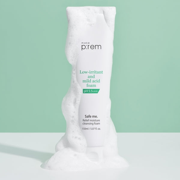 MAKE P:REM Safe Me Relief Moisture Cleansing Foam | Kool Seoul