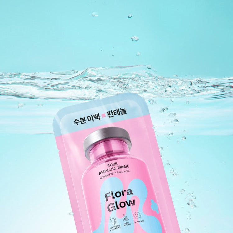 MAMONDE Flora Glow Rose Ampoule Mask Pack