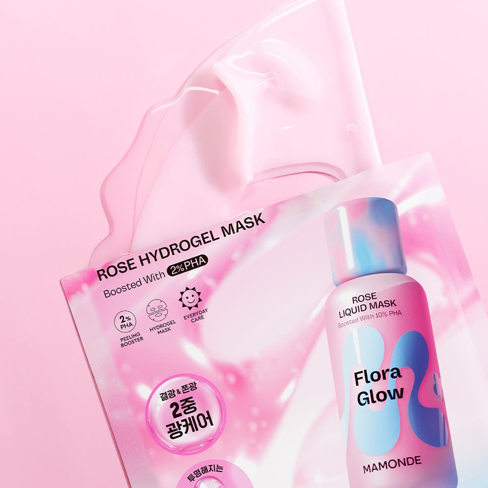 MAMONDE Flora Glow Rose Hydrogel Mask 1 sheet