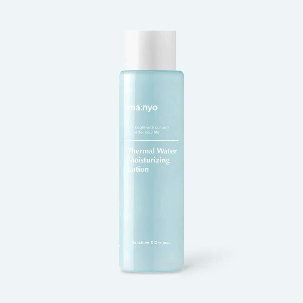 MANYO Thermal Water Moisturizing Skin 155ml bottle on a white background