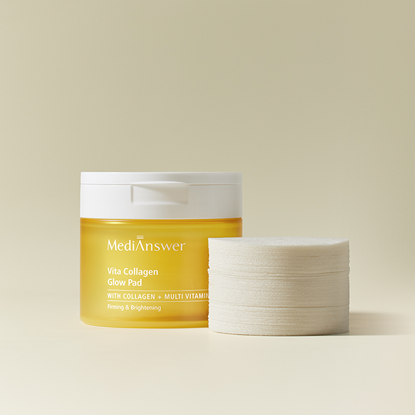 MEDIANSWER Vita Collagen Glow Pad 80p 140ml | Kool Seoul