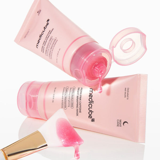 MEDICUBE PDRN Pink Caffeine Night Wrapping Mask 75ml